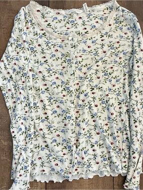 Victoria's Secret Country Vintage 90s Y2K Henley Top medium m